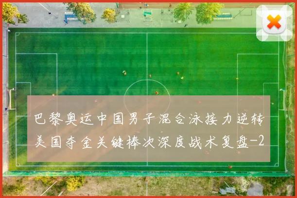 巴黎奥运中国男子混合泳接力逆转美国夺金关键棒次深度战术复盘